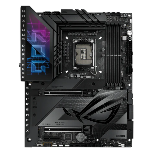 ASUS ROG Maximus Z790 Dark Hero Motherboard – Intel 14th Gen, DDR5, PCIe 5.0, Wi-Fi 7, ATX ASUS ROG Maximus Z790 Dark Hero Motherboard – Intel 14th Gen, DDR5, PCIe 5.0, Wi-Fi 7, ATX